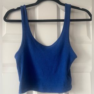 Royal blue tank top from top shop